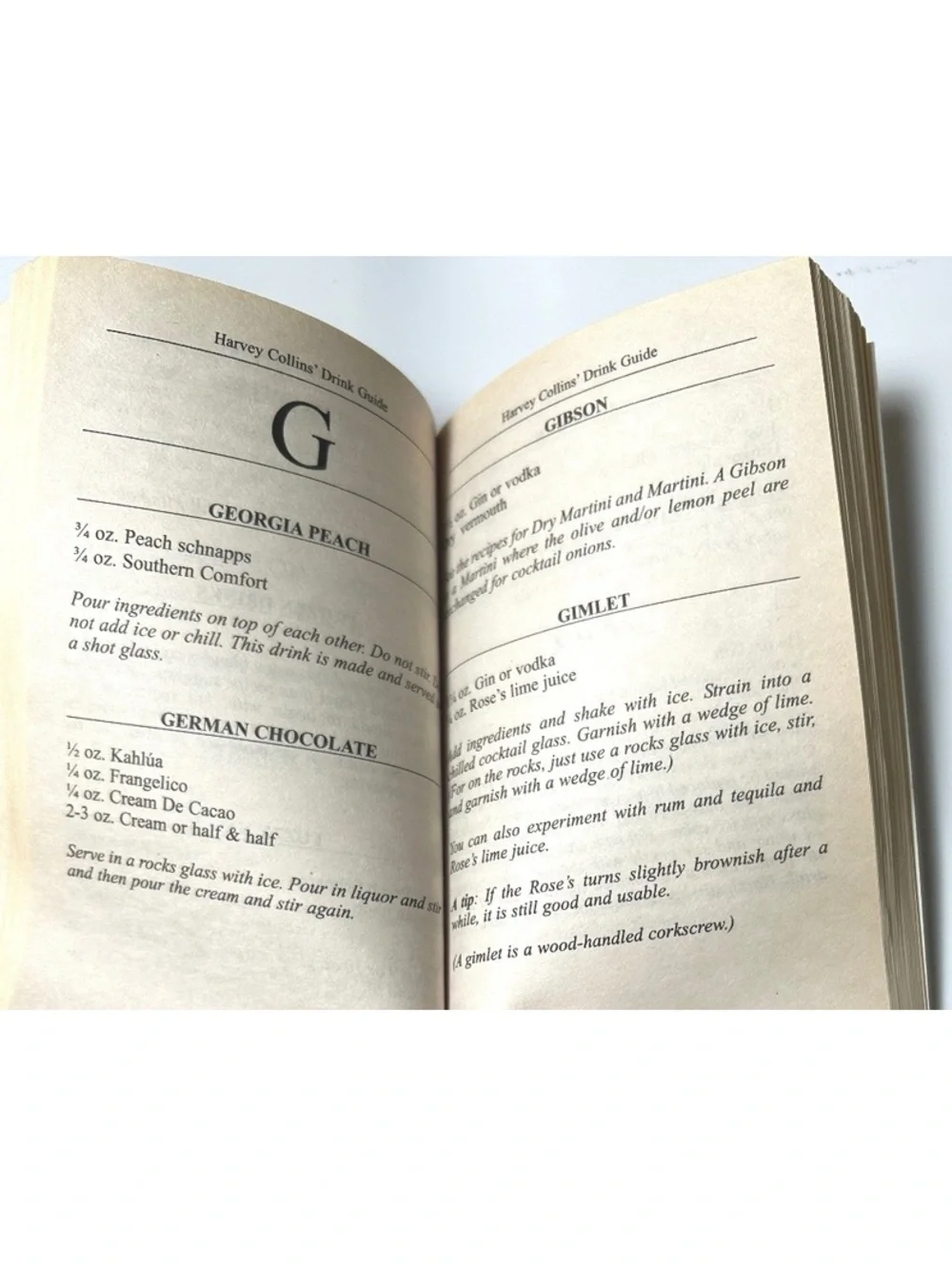 Harvey Collins' Drink Guide Book First Published 1985